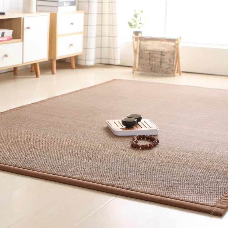 Japanese Tatami Mat Bamboo Woven Carpet