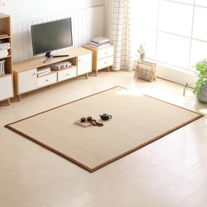 Japanese Tatami Mat Bamboo Woven Carpet